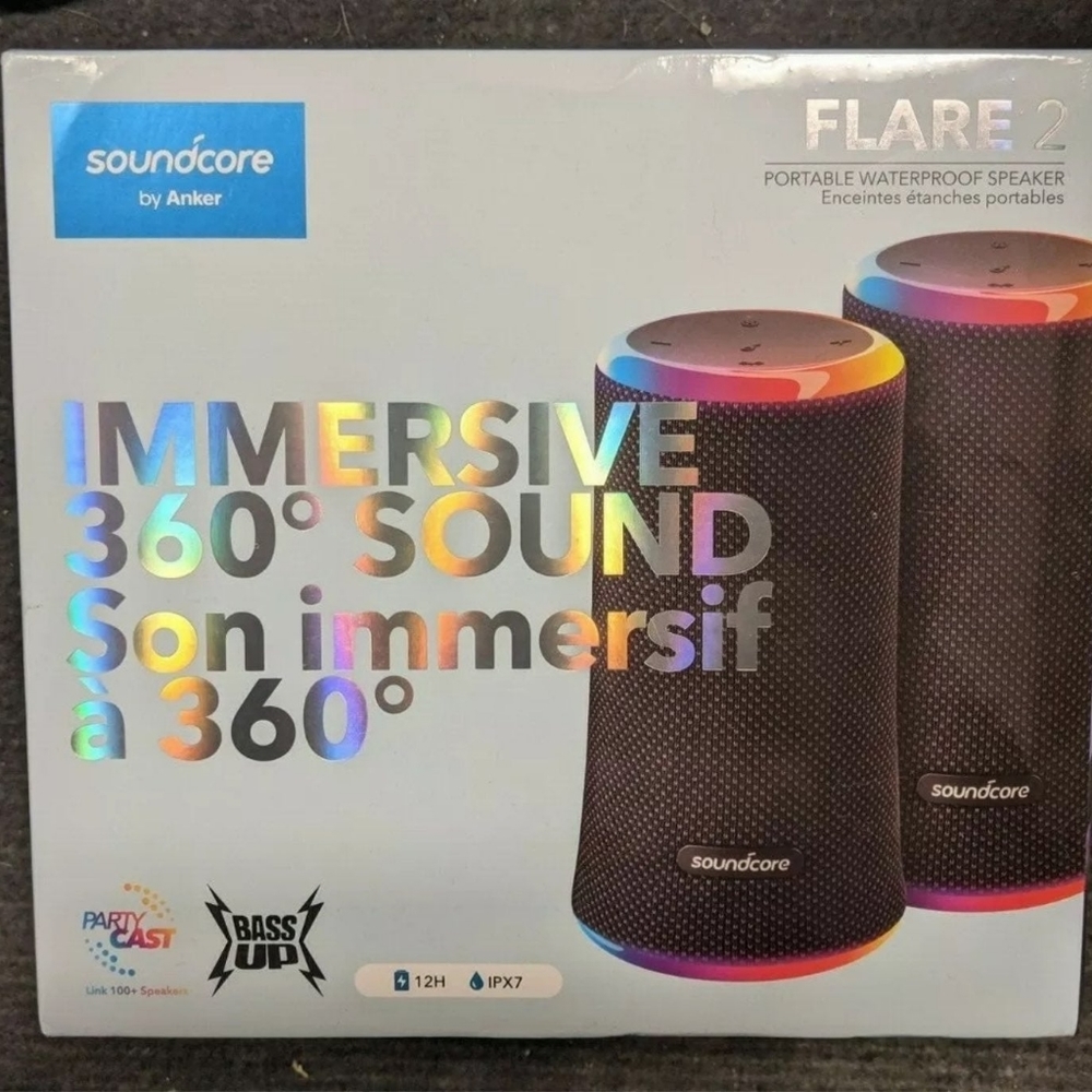 Anker Soundcore FLARE 2 360 Waterproof Speakers